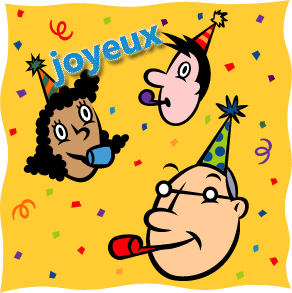 Gif animé joyeux anniversaire fête